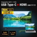 USB Type C-HDMI変換アダプタ(4K/60Hz/HDR・簡易パッケージ版) 写真2