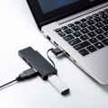 USB2.0ハブ(4ポート・ブラック) 写真2