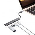 USB Type-C USB2.0 4ポート スリムハブ 写真2