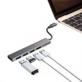 USB Type-C 4ポートスリムハブ 写真2