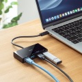 USB Type-Cハブ付き ギガビットLANアダプタ 写真2