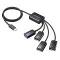 USB3.2 Gen1+USB2.0 Type-Cコンボハブ(4ポート) 写真2