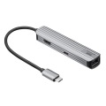USB Type-Cマルチ変換アダプタ(HDMI＋LAN付) 写真2