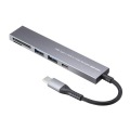USB 5Gbps 3ポート スリム ハブ(カードリーダー付き) 写真2