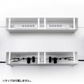 ケーブル&タップ収納ボックス 写真2