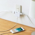 USB充電ポート付きモバイルタップ 写真2