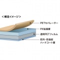 NEC LAVIE Tab E 10.1型 TE710/KAW用液晶保護指紋防止光沢フィルム 写真2