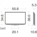 24V型地上・BS・110度CSデジタルハイビジョンLED液晶テレビ 外付HDD対応 ブラック系 写真2