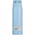 水筒 ステンレス マグ ボトル 直飲み 軽量 保冷 保温 ワンタッチ オープン タイプ 480ml ライト ブルー 写真2