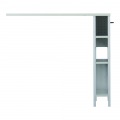 LAFIKA(ラフィカ)オプションテーブル(103cm幅) ホワイト 写真2