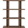 Fizz(フィズ)シェルフ(ミドルタイプ90cm幅) デザインシェルフ 棚 ラック オープンラック ディスプレイラック リビング収納 ブラウン FZ120-90BR 写真2