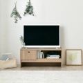 TIFFY(ティフィー)テレビボード(80cm幅) ローボード テレビ台 収納 リビング おしゃれ 北歐 幅80cm TF35-80L-GN 写真2