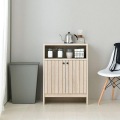 TIFFY(ティフィー)キャビネット 収納 扉付き リビング キッチンキャビネット リビングボード おしゃれ 北歐 TF80-60C-IV 写真2