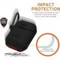 UAG社製 Apple AirPods用 SILICONE_001(ブラック) 写真2