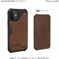 UAG社製 iPhone 12 mini(5.4) 2020対応耐衝撃ケース METROPOLIS LEATHER ブラウン 【日本正規代理店品】 UAG-IPH20SF-LBR 写真2