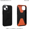 URBAN ARMOR GEAR iPhone 14 ( 6.1 ) 2022対応 耐衝撃ケース CIVILIAN ブラック 【日本正規代理店品】 UAG-IPH22MA-C-BK 写真2