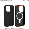 URBAN ARMOR GEAR iPhone 14 Pro ( 6.1 ) 2022対応 耐衝撃ケース MagSafe対応 CIVILIAN ブラック 【日本正規代理店品】 UAG-IPH22MB-CMS-BK 写真2