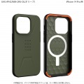 URBAN ARMOR GEAR iPhone 14 Pro ( 6.1 ) 2022対応 耐衝撃ケース MagSafe対応 CIVILIAN オリーブ 【日本正規代理店品】 UAG-IPH22MB-CMS-OL 写真2