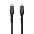 USB Type-C to Lightning ケーブル 高耐久 KEVLAR CORE ブラック/グレイ 【日本正規代理店品】 写真2