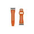 URBAN ARMOR GEAR UAG製 Apple Watch 49/46/45/44mm用 MONARCH ストラップ オレンジ/チタン UAG-AWLP-OR/TI 写真2