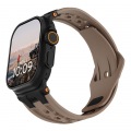 URBAN ARMOR GEAR UAG製 Apple Watch 49/46/45/44mm用 MONARCH ストラップ ダークアース/ブラックチタン UAG-AWLP-DE/BT 写真2