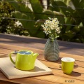 フォーライフ(FOR LIFE) ティーポット 陶器 530ml 3杯用 茶こし付き 食洗機対応 蓋が落ちない 片手で注げる ライム 緑 スタンプティーポット 309Lme 写真3