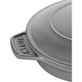 オーバルホットプレート(蓋付) 23cmグレー40509-581 ※ IH対応 IH (100V/200V)とガス火対応 写真3