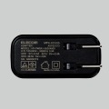 スマートフォン・タブレット用AC充電器/4.8A出力/USB-Aメス2ポート/おまかせ充電搭載/ブラック 写真3