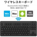 ミニキーボード Bluetooth メンブレン式 スタンド付 マルチペアリング対応 写真3