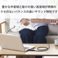 オーディオインターフェース シールドケーブル USB-直径6.3 3m 楽器用 黒 写真3