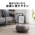 バランスボール 45cm ドーナツ型 高耐久 空気ポンプ付 トレーニング ストレッチ グレー 写真3