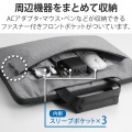Surface Laptop 4 インナーバッグ インナーケース 13.5インチ 収納ポケット ハンドル付 グレー 写真3