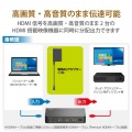 HDMI分配器 4K 60P 対応 1入力 2出力 スプリッター ブラック 写真3
