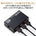 HDMI切替器(2ポート) PC ゲーム機 マルチディスプレイ ミラーリング 専用リモコン付き 写真3