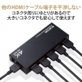 HDMI切替器(5ポート) PC ゲーム機 マルチディスプレイ ミラーリング 専用リモコン付き 写真3