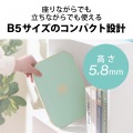 バランスボード 足つぼマット 2Way 体幹トレーニング 足裏刺激 滑り止め付 B5サイズ コンパクト ライトブルー 写真3