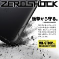 iPhone SE 第3世代/SE 第2世代/8/7 用 ケース カバー ハイブリッド ZEROSHOCK 衝撃吸収フィルム付属 ストラップホール付 ブラック 写真3