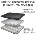 パソコンケース MacBook Pro 14インチ (2021年) 用 耐衝撃 起毛素材 スリム 撥水加工 軽量 ブラック 写真3
