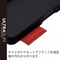 Xperia Ace III ソフトレザーケース 薄型 磁石付き 写真3