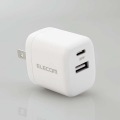 AC充電器/USB充電器/USB Power Delivery準拠/30W/USB-C1ポート/USB-A1ポート/スイングプラグ/ホワイト 写真3