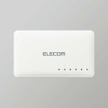 Giga対応スイッチングハブ/5ポート/プラスチック筺体/電源外付けモデル/ホワイト 写真3