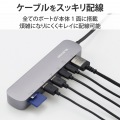 USB Type-Cデータポート/固定用台座付きドッキングステーション 写真3