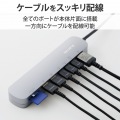 USB Type-Cデータポート/固定用台座付ドッキングステーション 写真3