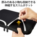PCケース 14インチ ノートPC・マウス・ACアダプター等収納 【 MacBook Air / Pro ?14インチ Surface Pro / Laptop ?14.4インチ その他各種対応 】 ブラック 写真3