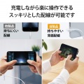 iPhone 充電 ライトニングケーブル 1.2m U字 MFi認証 シリコン素材 やわらかい 【 Lightning コネクター搭載 iPhone iPad iPod AirPods 対応 】 ホワイト 写真3
