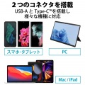 キャップ式USB Type-C(TM)メモリ(ブラック) 写真3