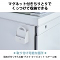 ピタッ！と収納できるマグネット付き ちりとり&デスクブラシ 写真3
