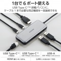 USB Type-Cデータポート/4K/60Hz+2.5Gbps対応ドッキングステーション 写真3