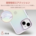 iPhone 15 ハイブリッドケース オーロラ &me 写真3