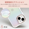 iPhone 15 ハイブリッドケース オーロラ &me 写真3